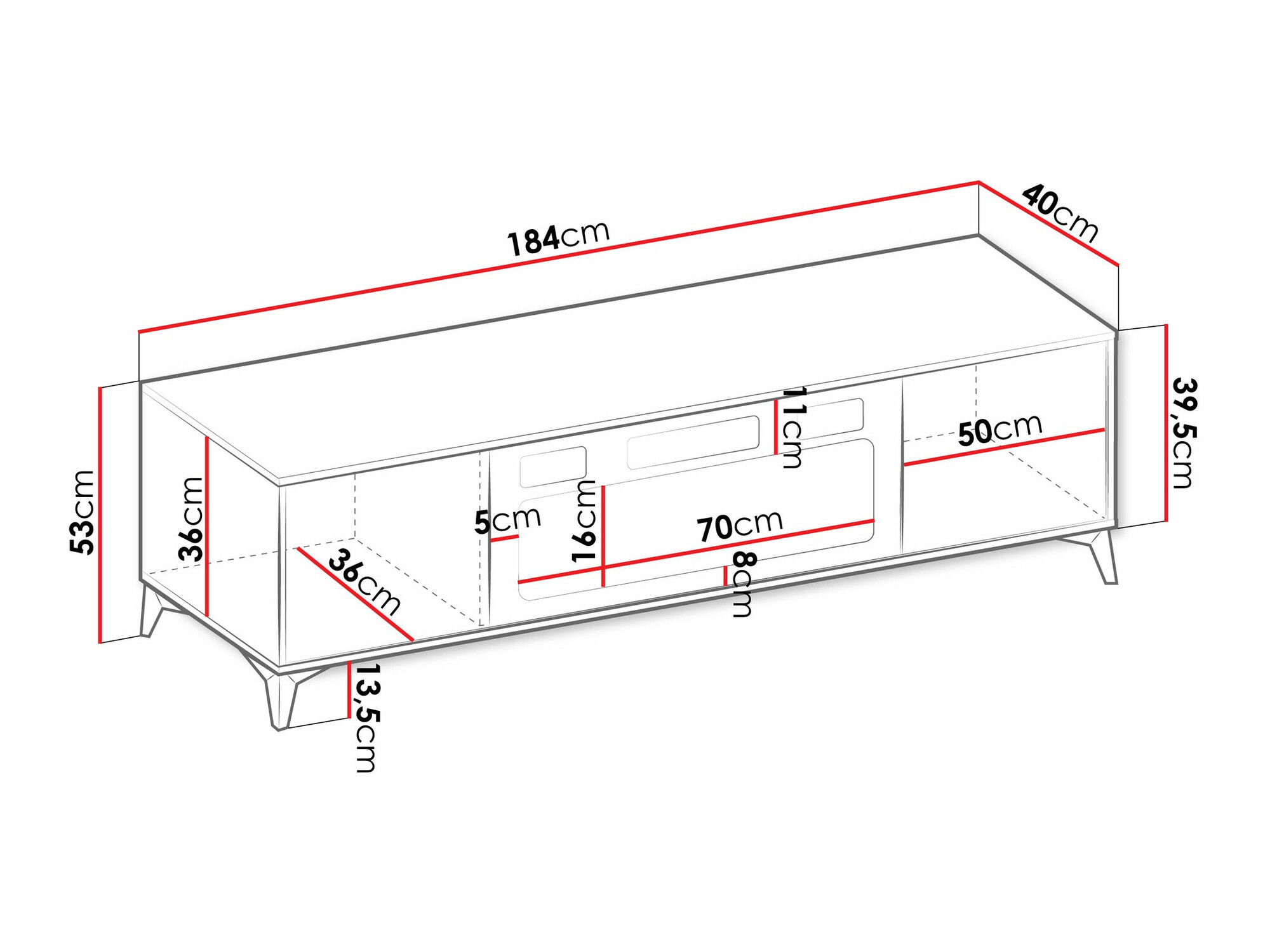 TV-állvány Comfivo Citrus II