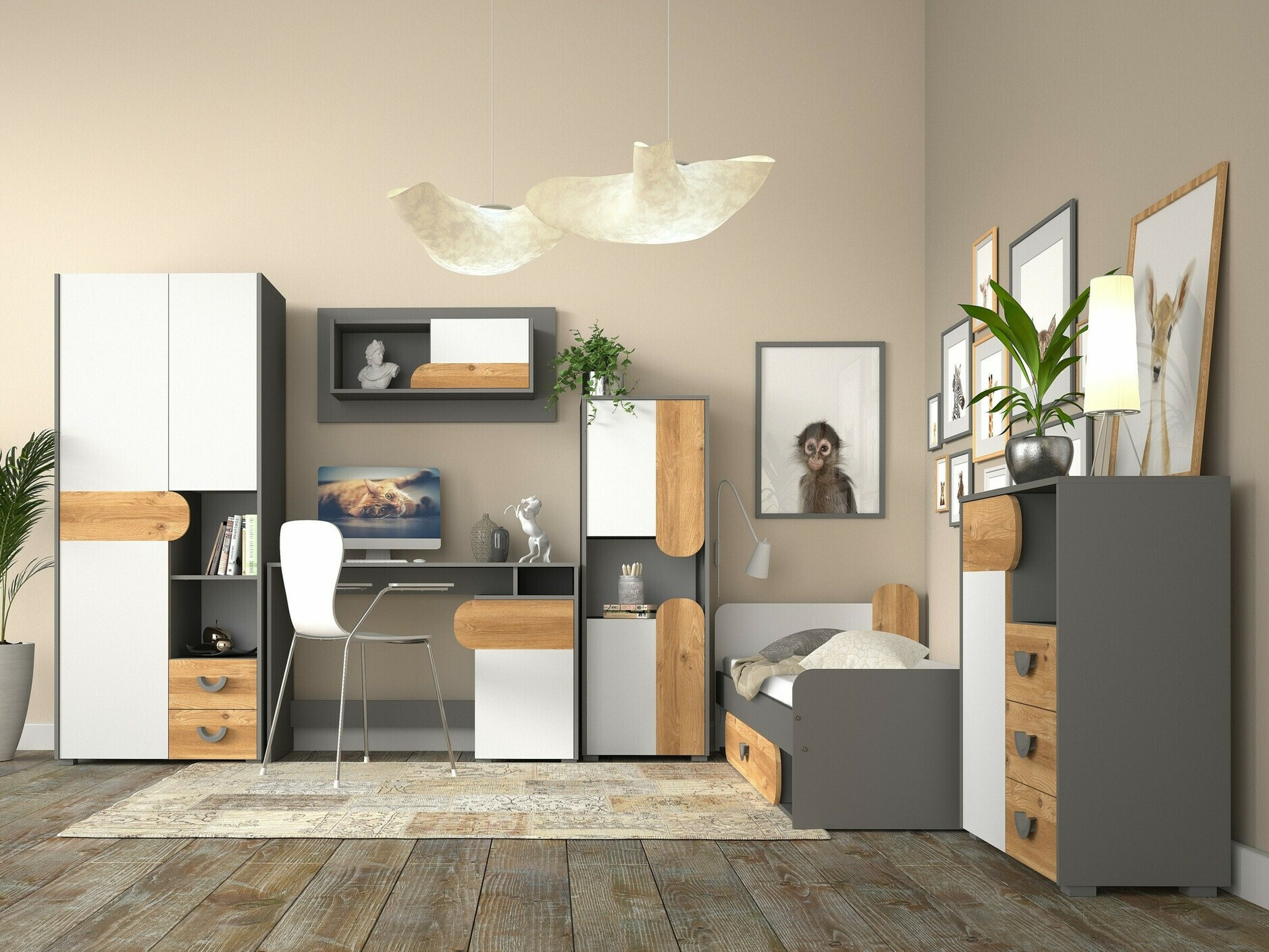 Fali polc Lomteo 108