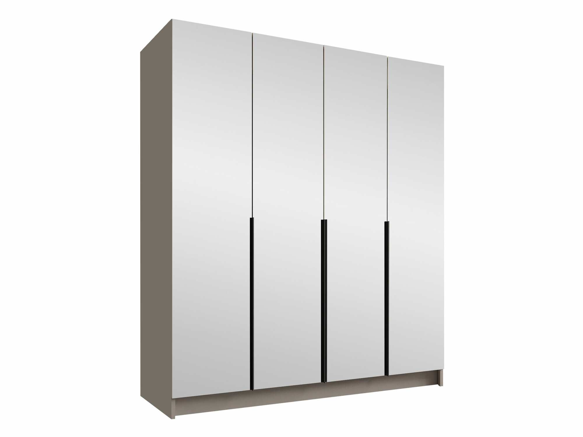 Gardróbszekrény Closico 190 (Kasmír + Fekete)