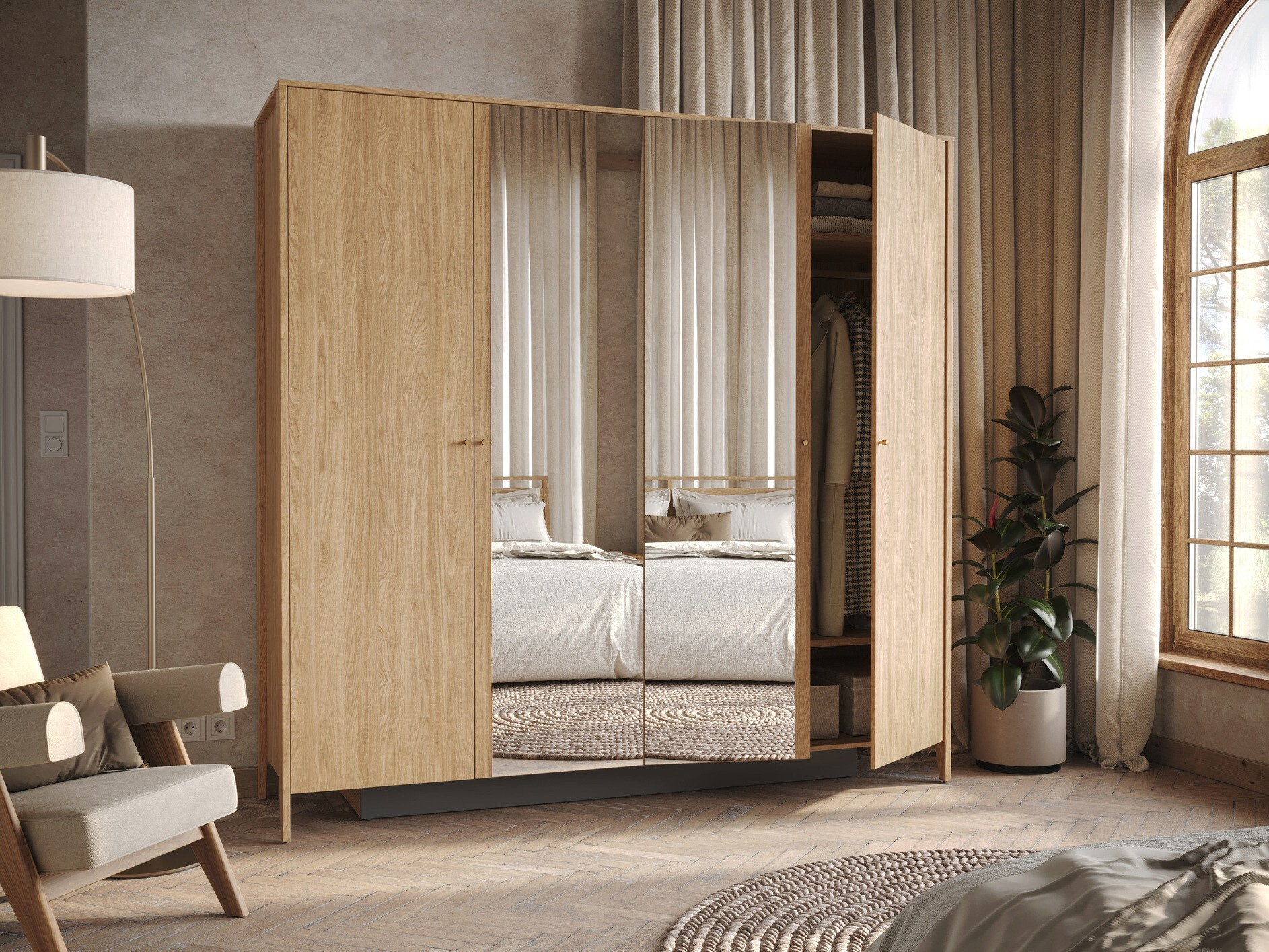 Gardróbszekrény Salviri 100