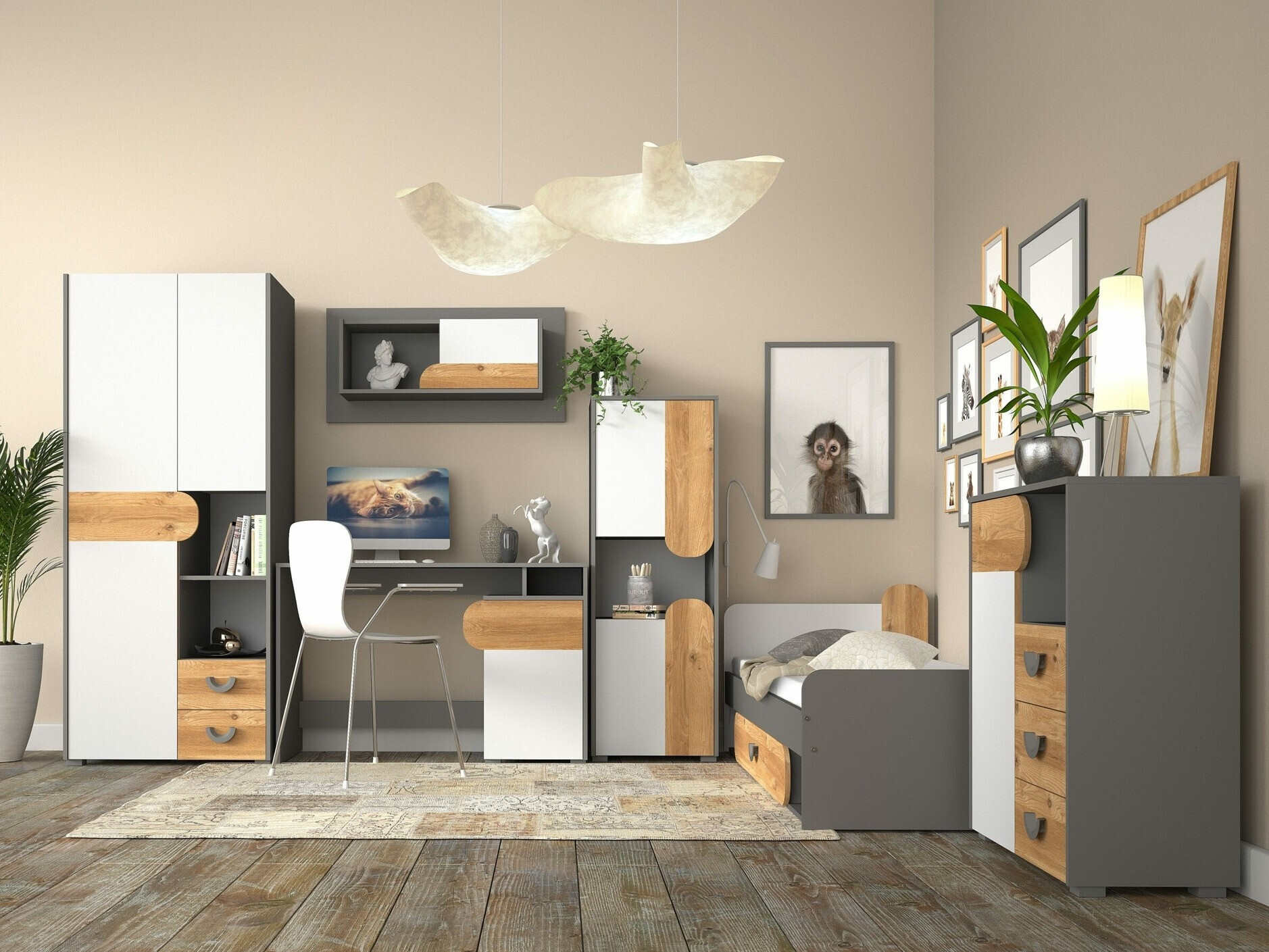 Könyvespolc Lomteo 103