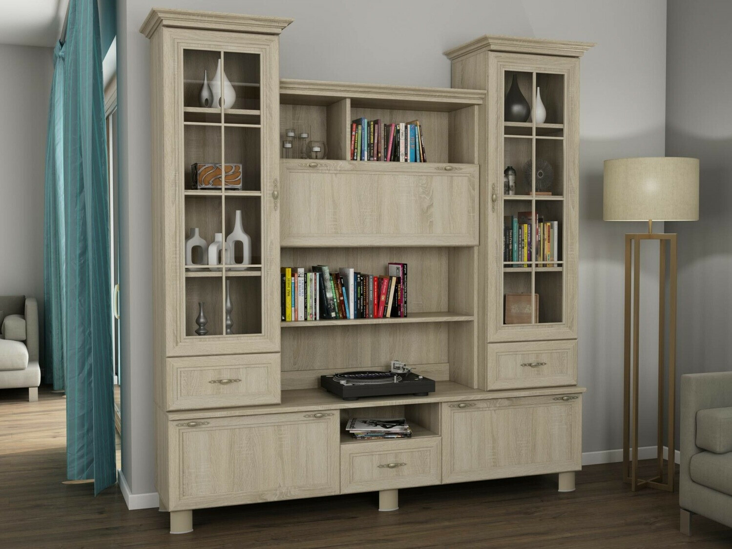 Nappali szett Lexington 111 (Sonoma tölgy)