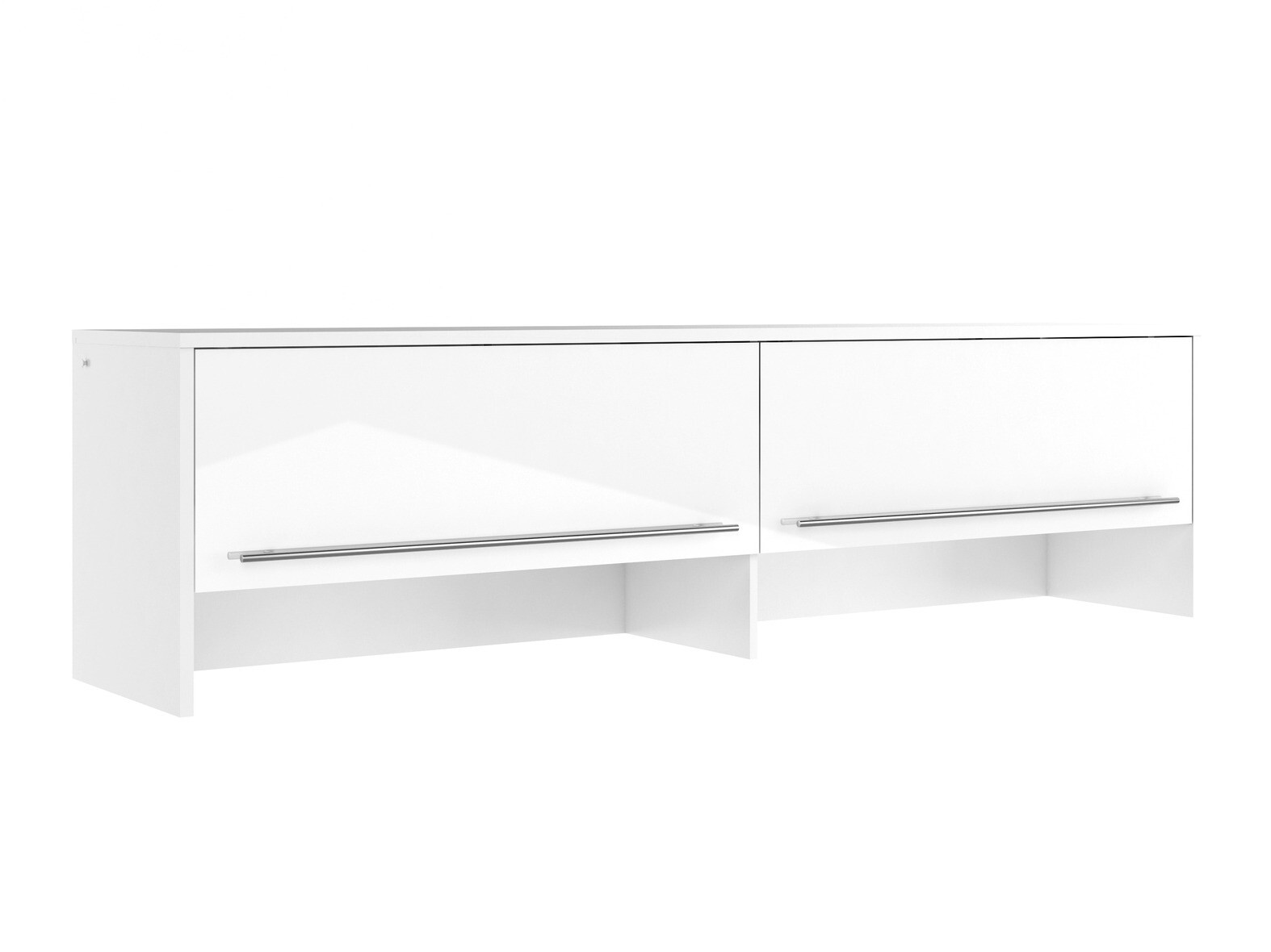 Szekrény Concept Pro Lenart (Fehér + Fényes fehér)