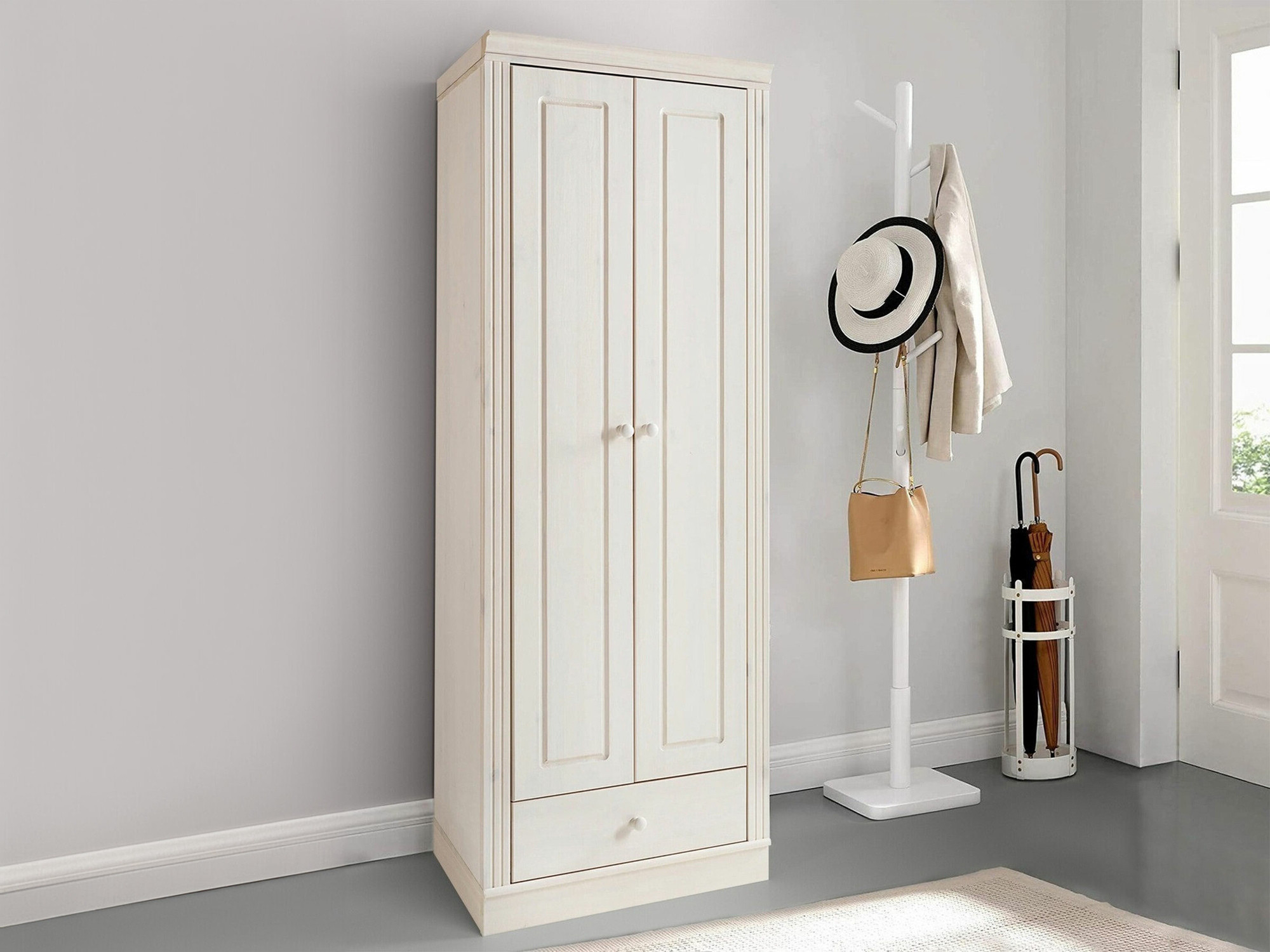 Gardróbszekrény Saltoro 137 (Fehér)