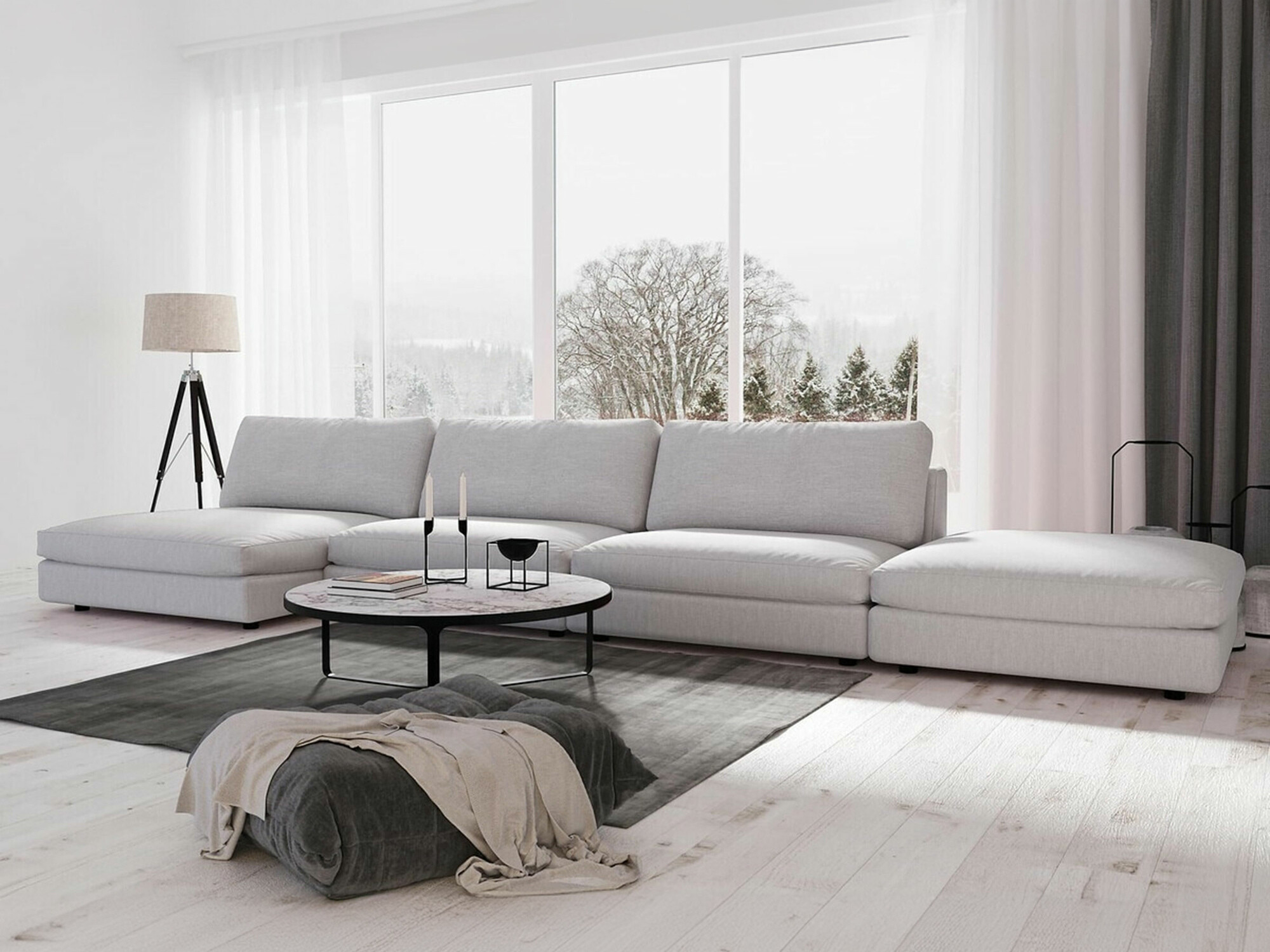 Moduláris sarokkanapé Mornole 119 (Melva 83)