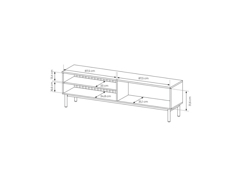 TV-állvány Livmave 105