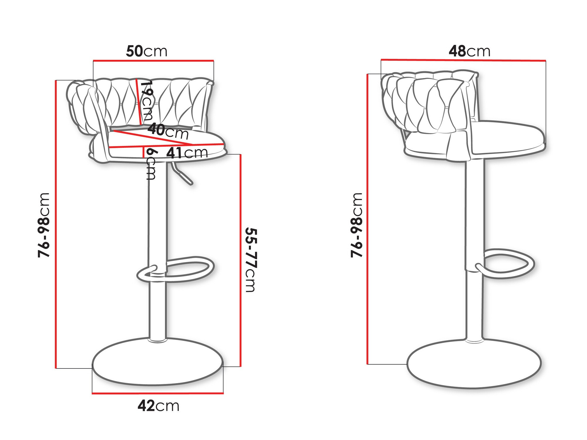 Bárszék Comfivo Hilaritas II (Bézs)