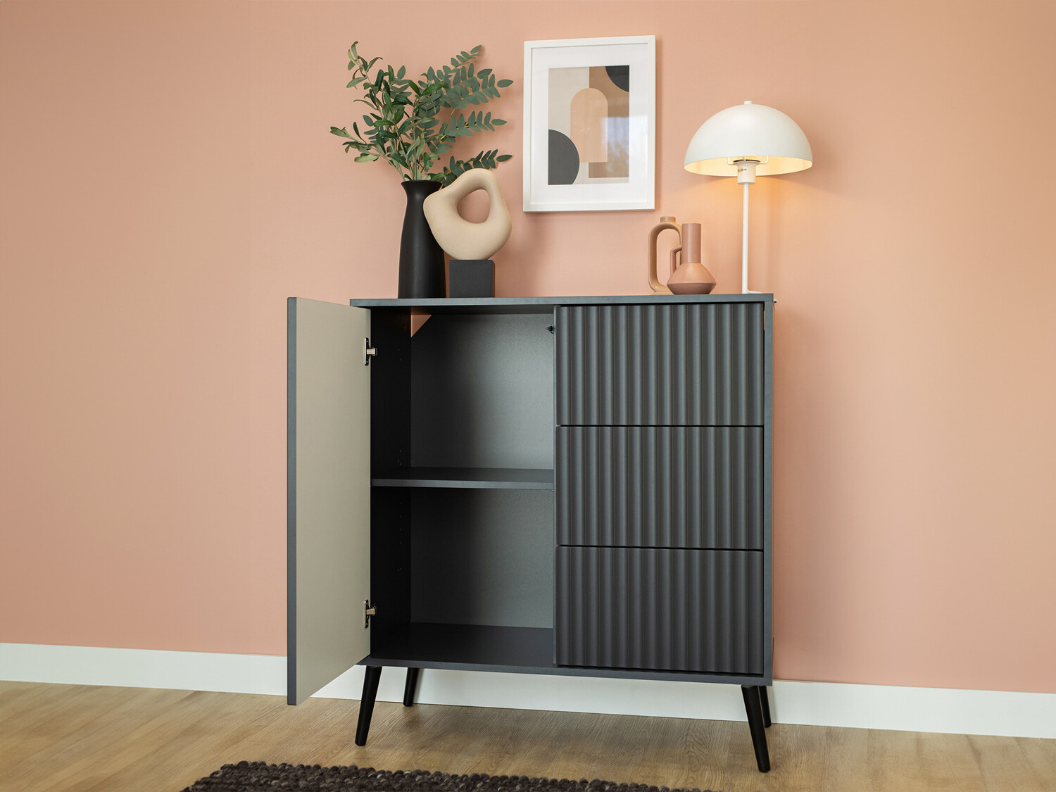 Komód Cirferi 100 (Antracit)