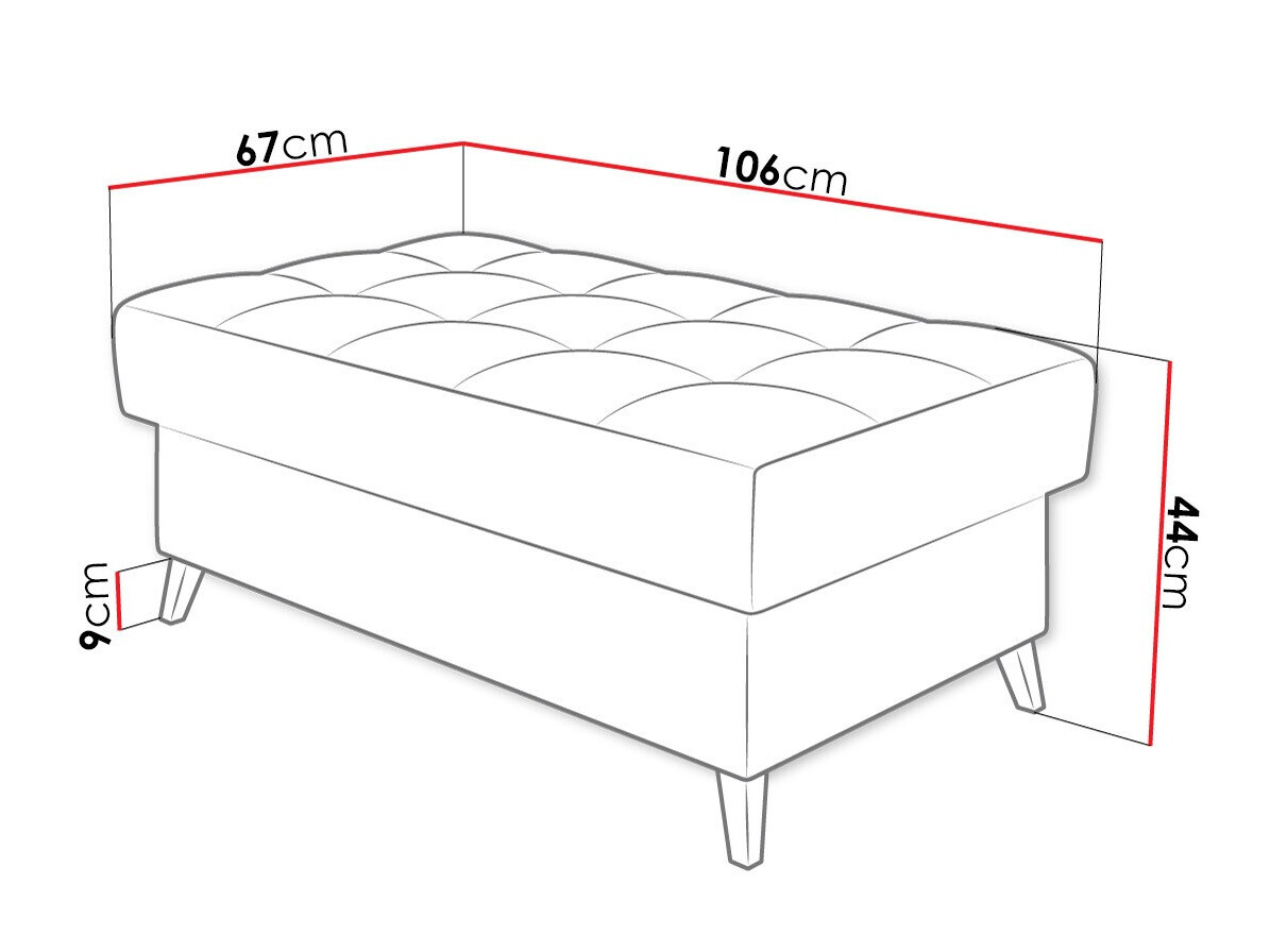 Kárpitozott pad Comfivo Agnus (Baloo 2073)