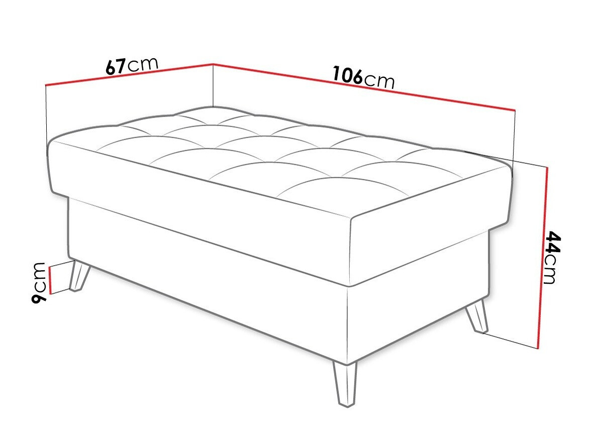 Kárpitozott pad Comfivo Agnus (Baloo 2074)
