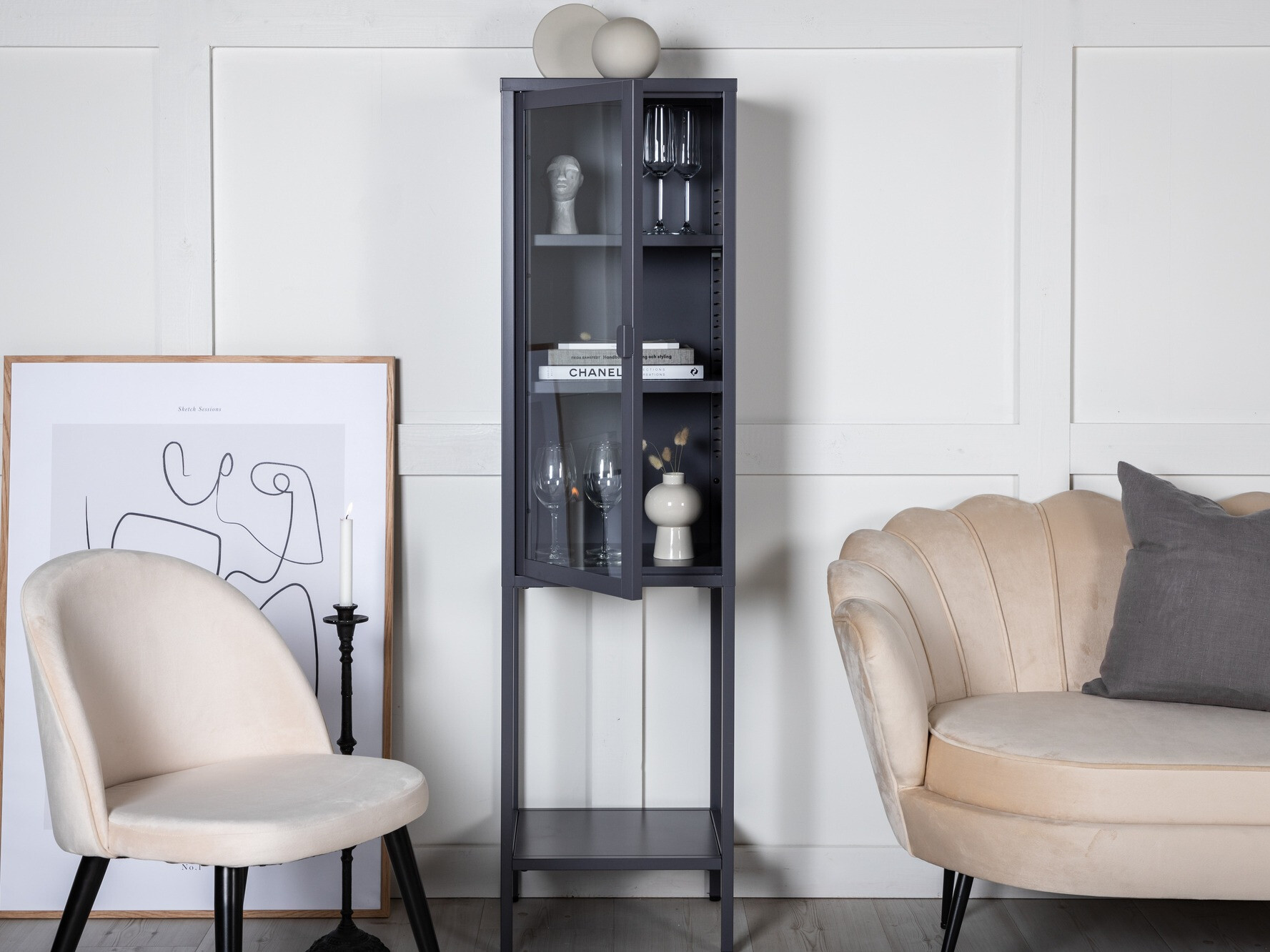 Könyvespolc Dallas 118 (Szürke)