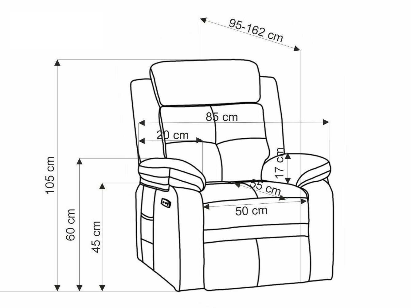 Relax fotelágy Houston 1781 (Bézs)