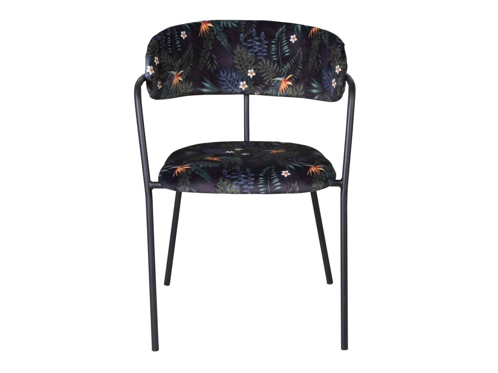 Szék Dallas 108 (Virágos minta + Fekete)