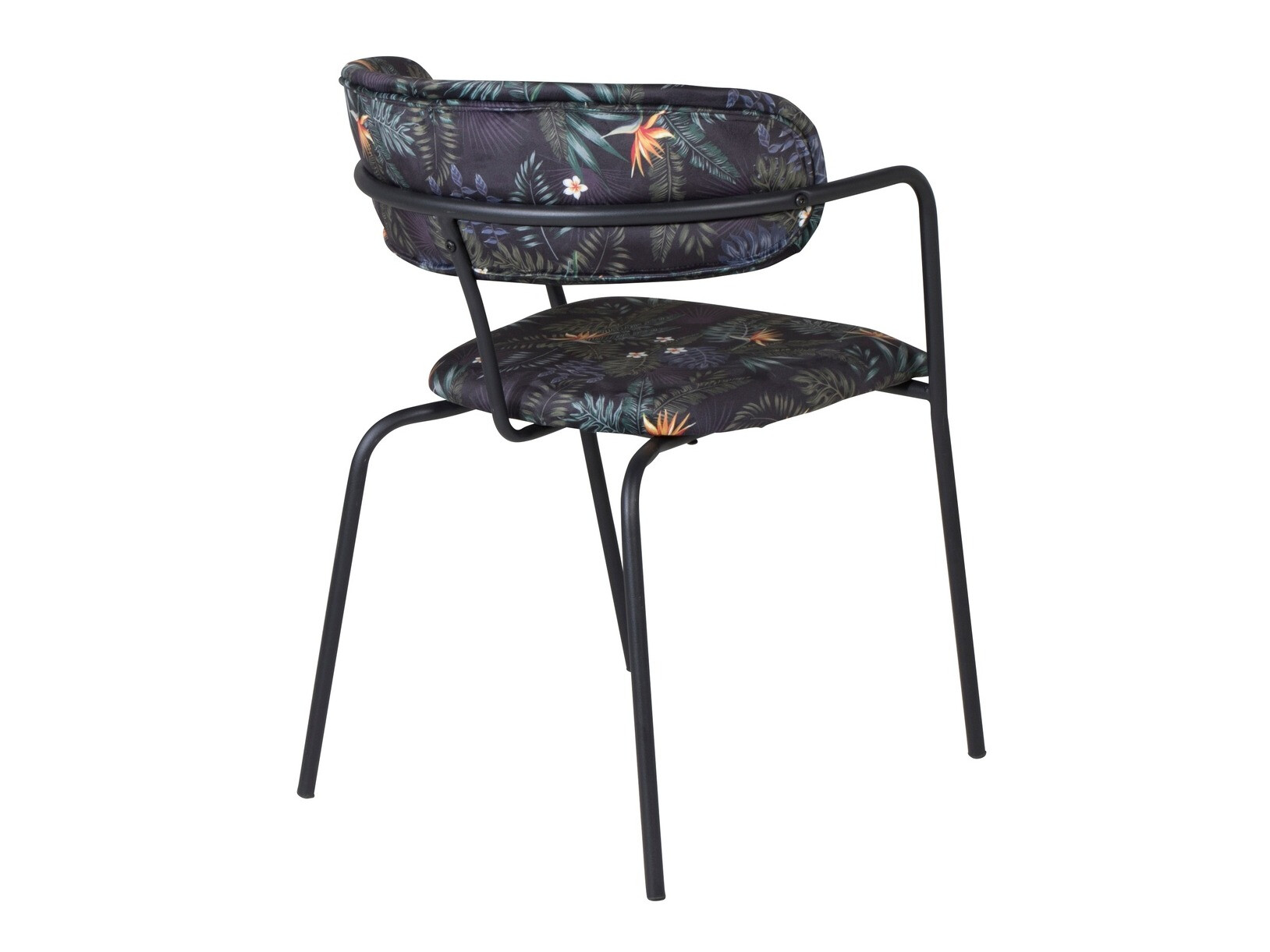 Szék Dallas 108 (Virágos minta + Fekete)