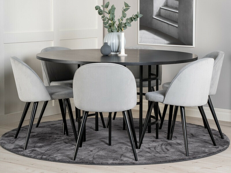 Szék Dallas 136 (Szürke + Fekete)