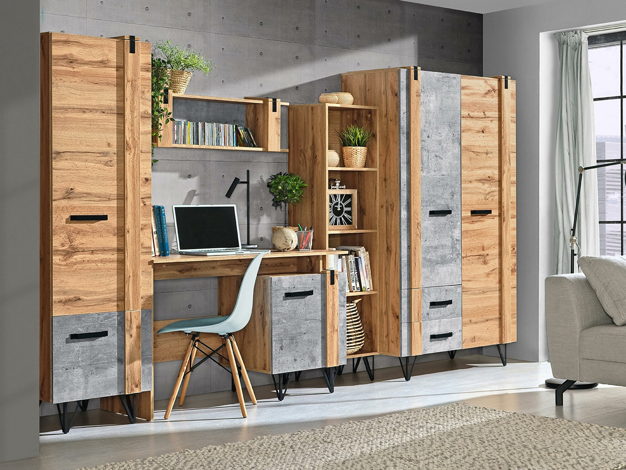 Fali polc Domdele 107