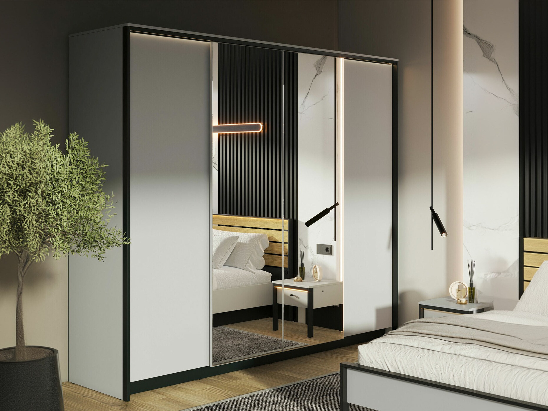 Gardróbszekrény Almela 100