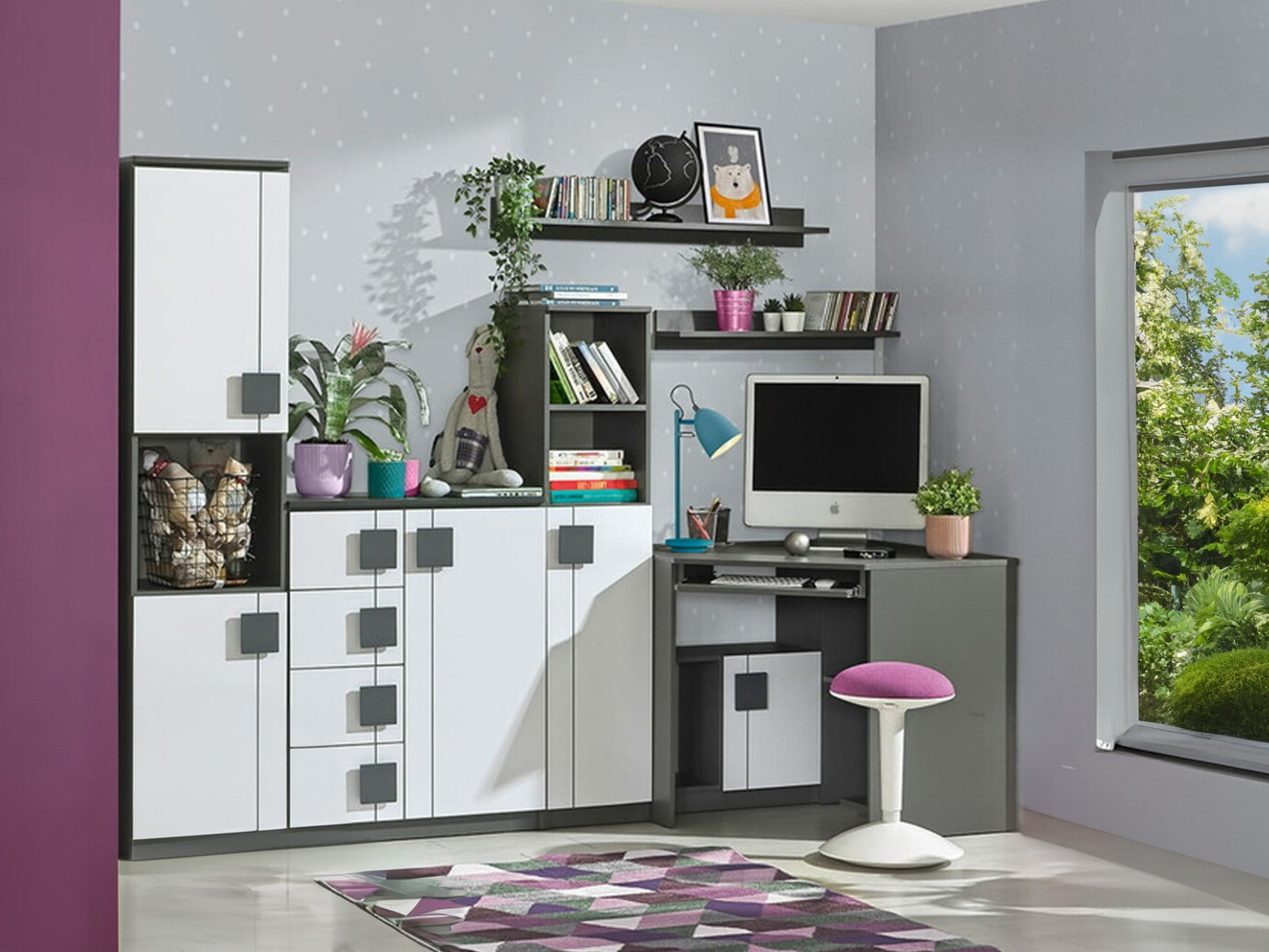 Gyerekszoba garnitúra Elmenou 120