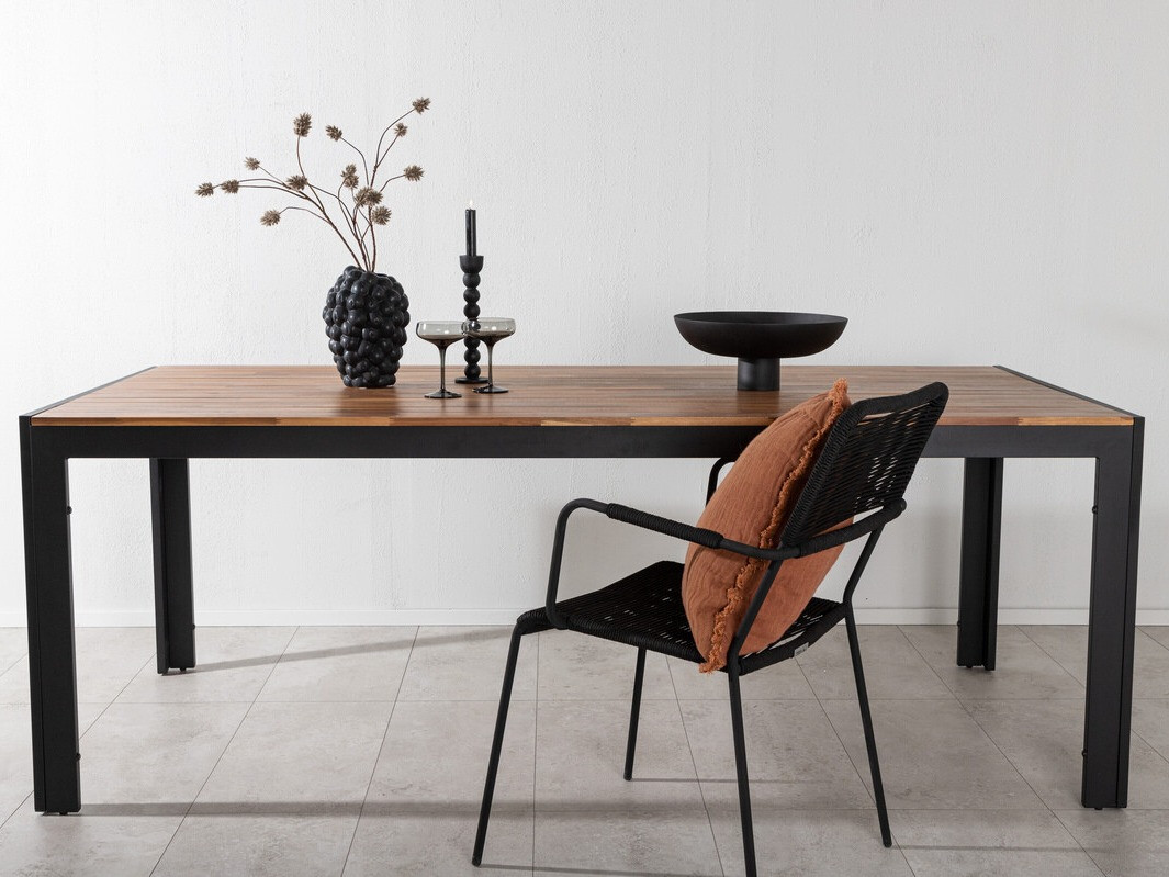 Kerti asztal Dallas 673 (Akác + Fekete)