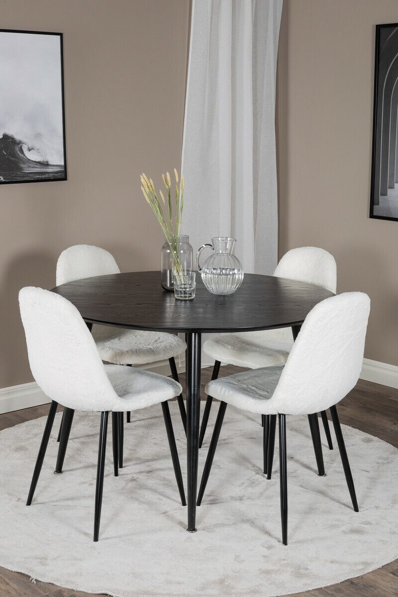 Szék Dallas 201 (Fehér + Fekete)