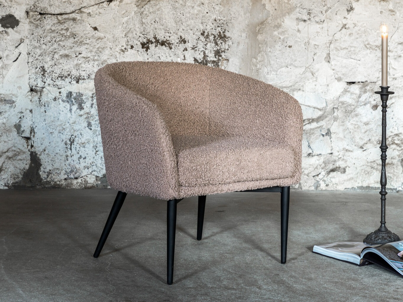 Fotel Dallas 1706 (Barna + Fekete)