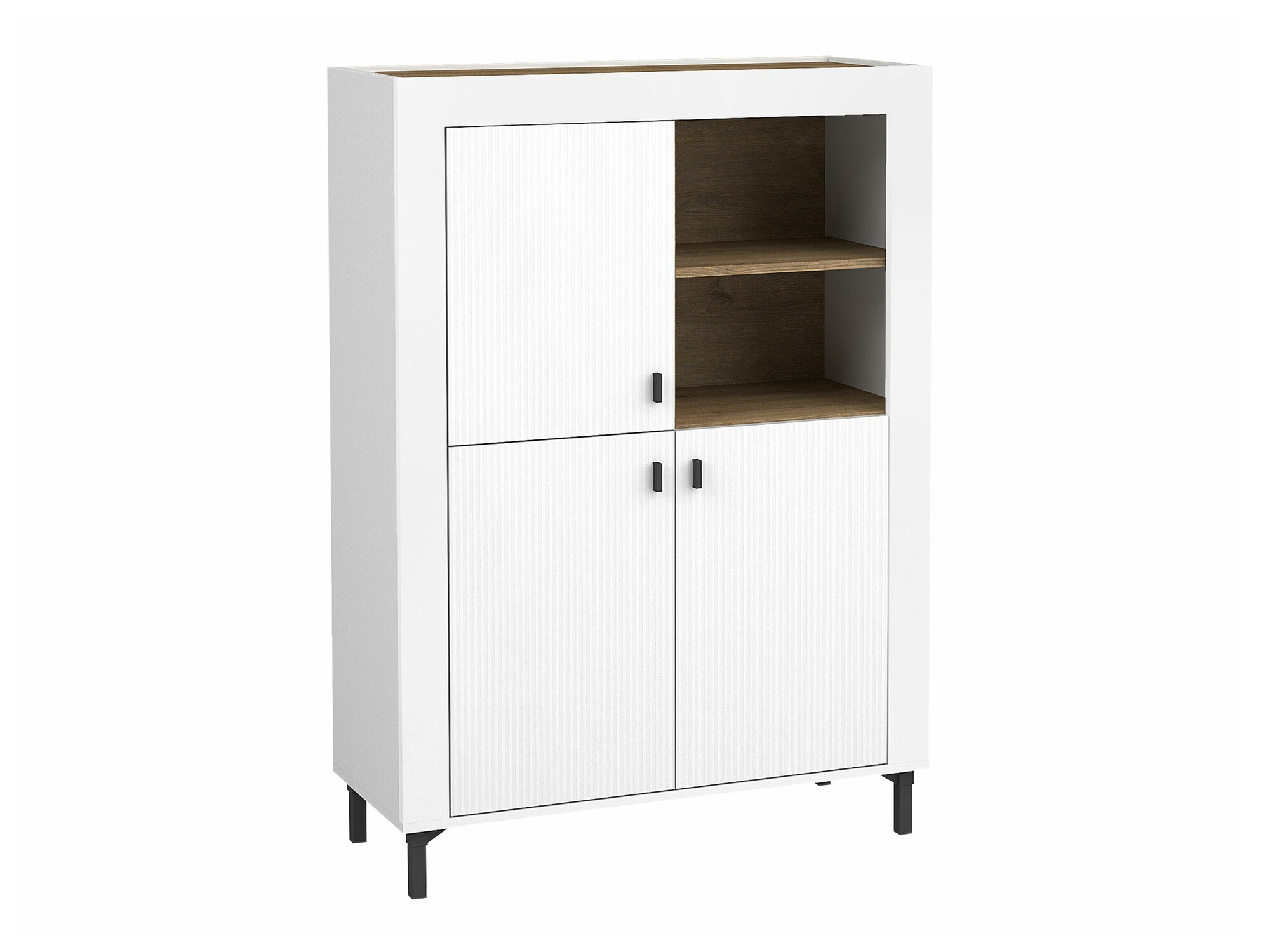 Könyvespolc Mormavu 105 (Matt fehér)