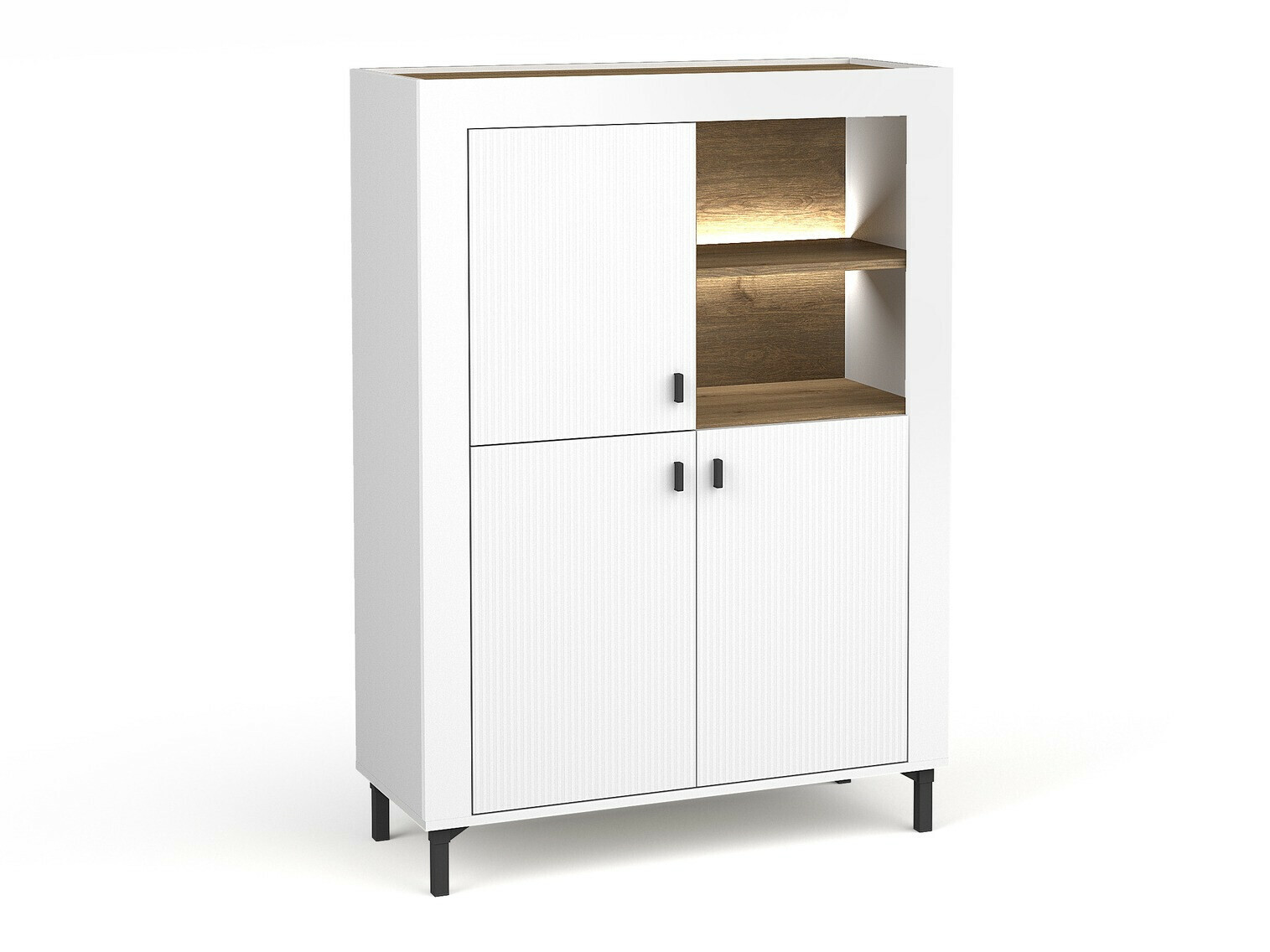 Könyvespolc Mormavu 105 (Matt fehér)