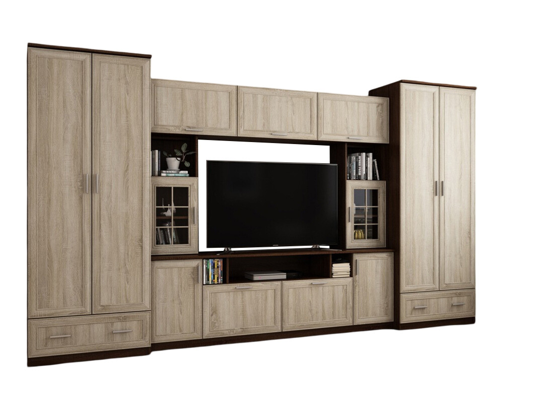 Nappali szett Lexington 146 (Világos sonoma tölgy + sötét Sonoma tölgy)