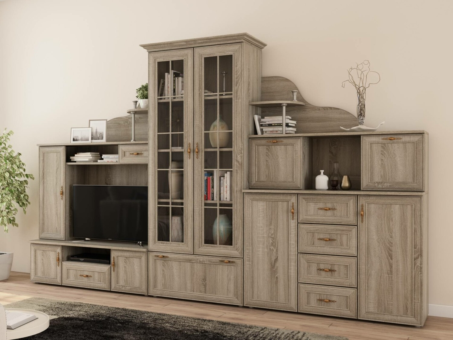 Nappali szett Lexington 100 (Sonoma tölgy)