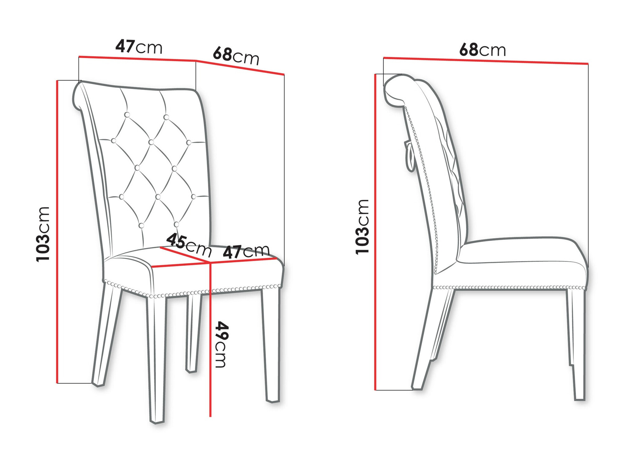 Szék Jackson 111 (Magic Velvet 2217)