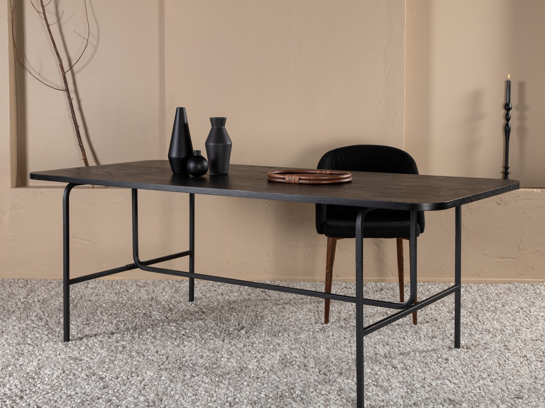 Asztal Dallas 1717 (Fekete)