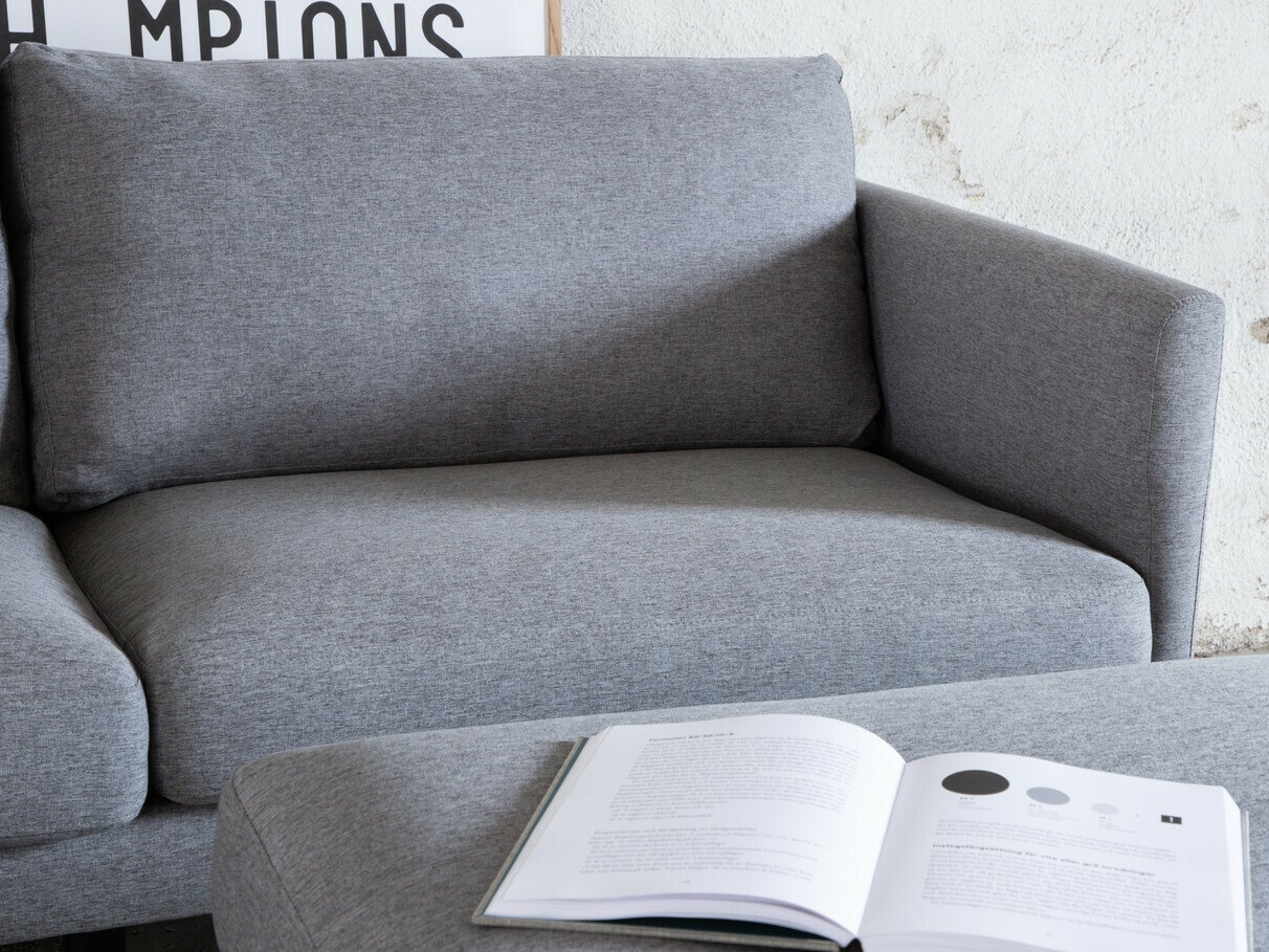 Kanapé Fercame 103 (Szürke + Fekete)