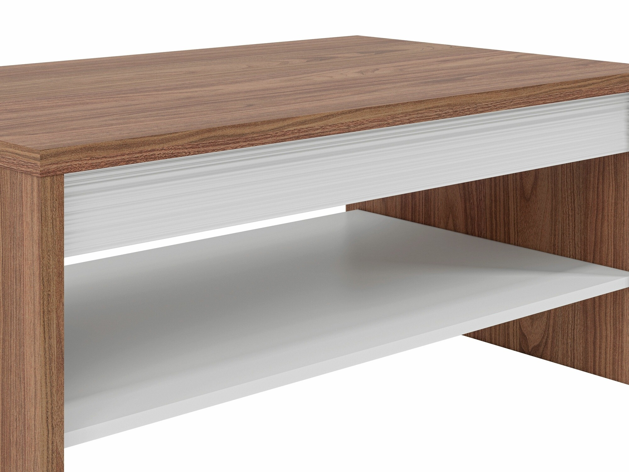 Dohányzóasztal Madison H114 (Fényes fehér)