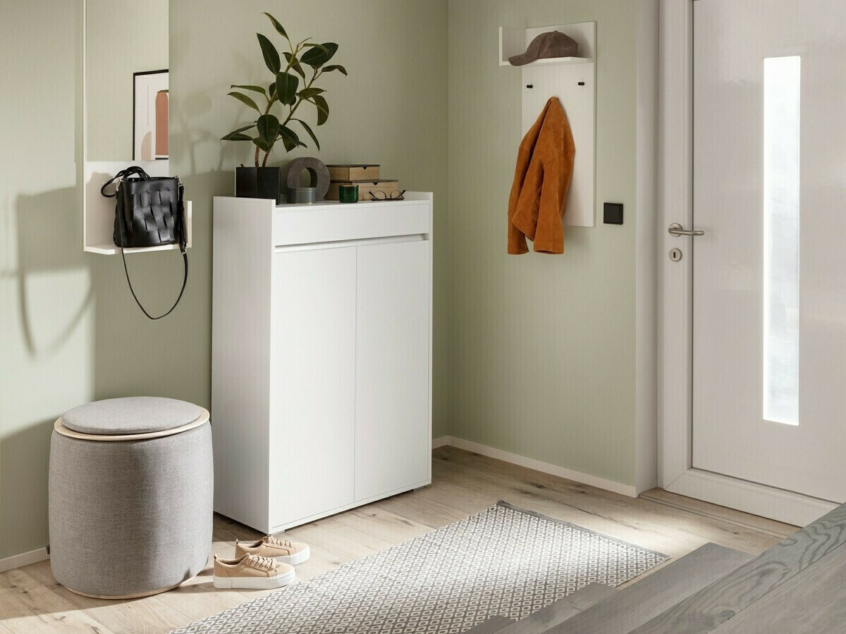 Cipőtároló Ruvciri 101 (Fehér)