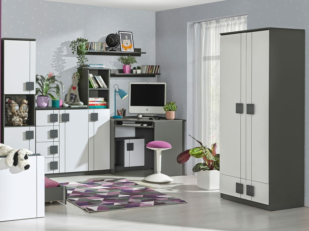 Fali polc Elmenou 104 (Antracit)