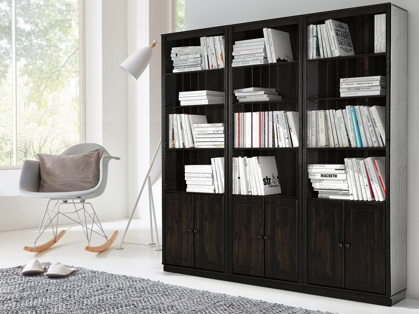 Polc szett Saltoro 117 (Sötét barna)