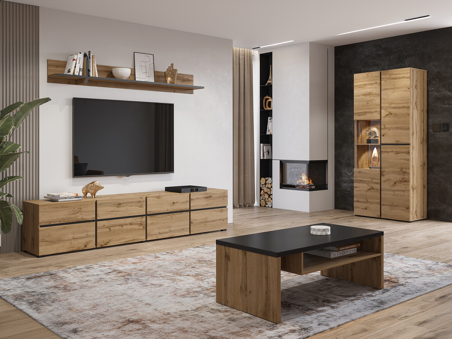 Nappali szett Alfere 117 (Wotan tölgy)