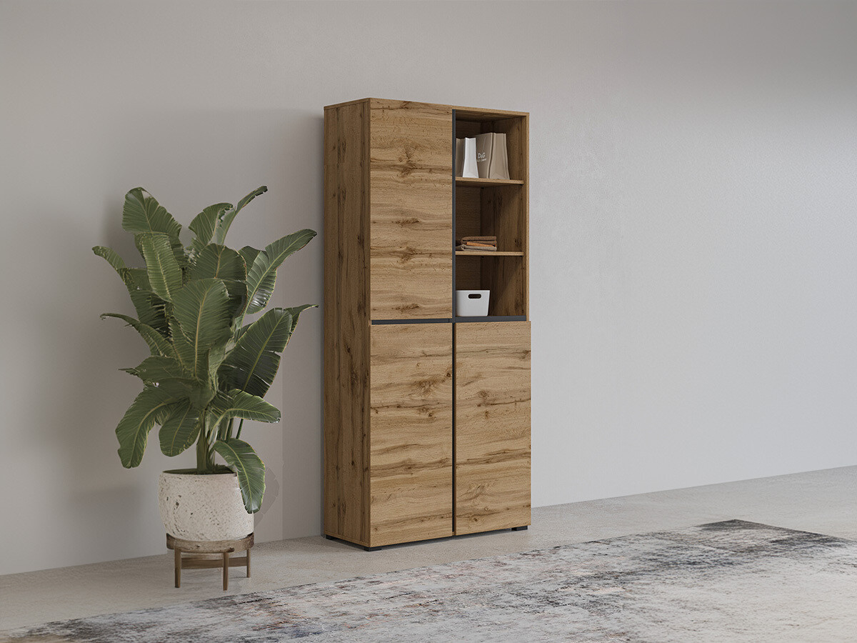 Cipőtároló Alfere 116 (Wotan tölgy)