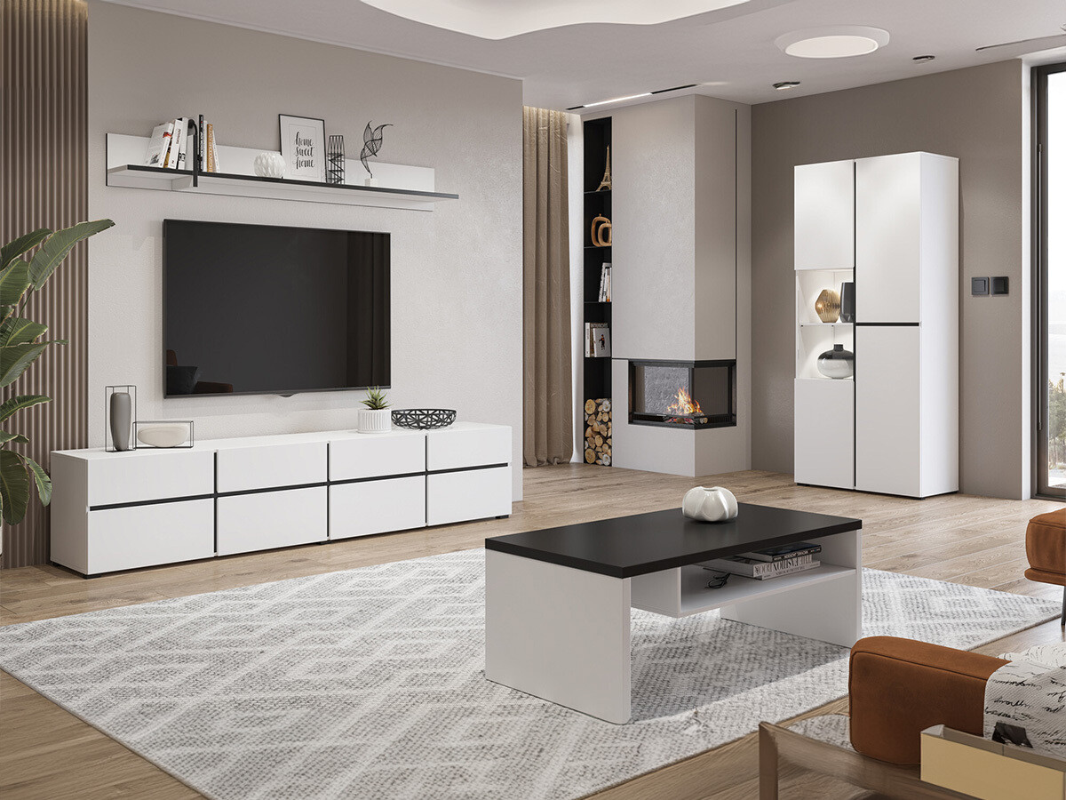 Dohányzóasztal Alfere 112 (Fehér)