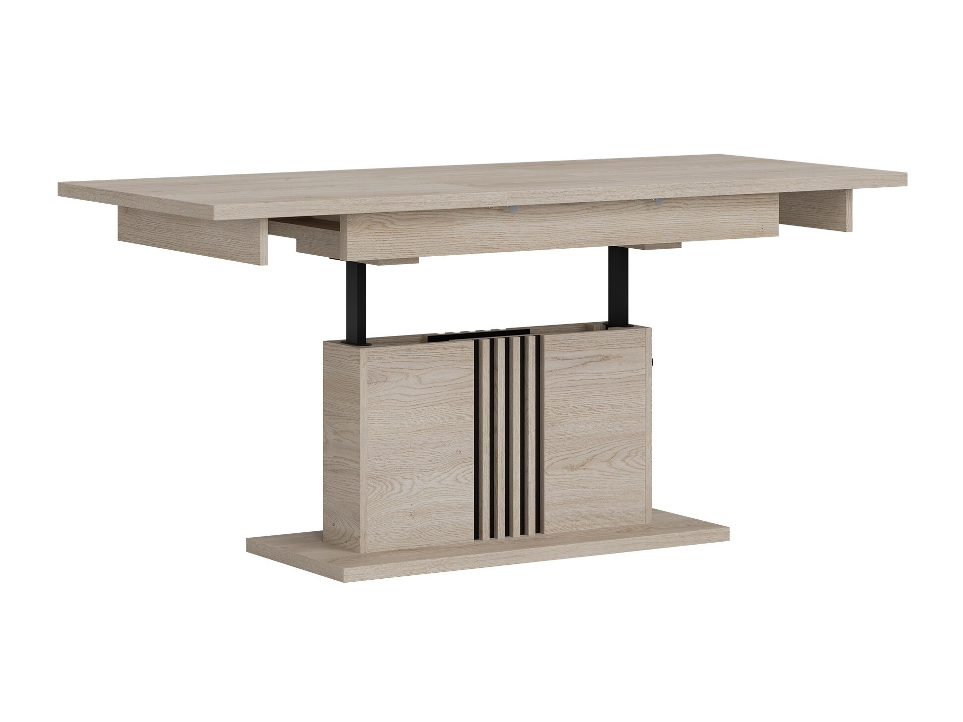 Kihajtható dohányzóasztal Sermelu 118