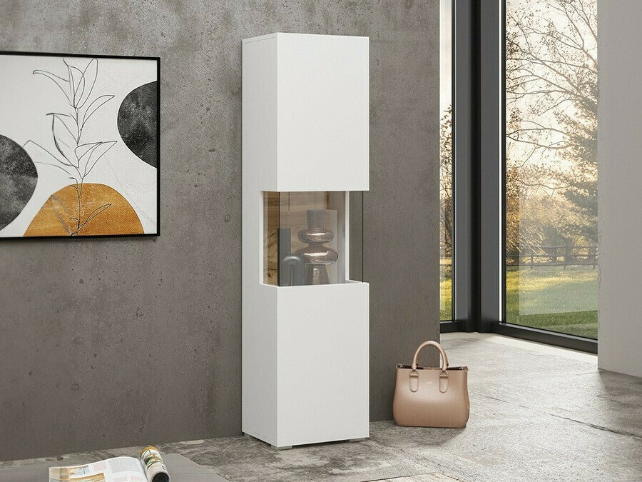 Könyvespolc Revmiru 100 (Fehér + Wotan tölgy)