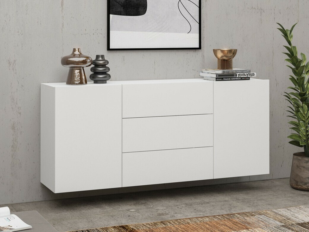 Komód Revmiru 103 (Fehér + Wotan tölgy)