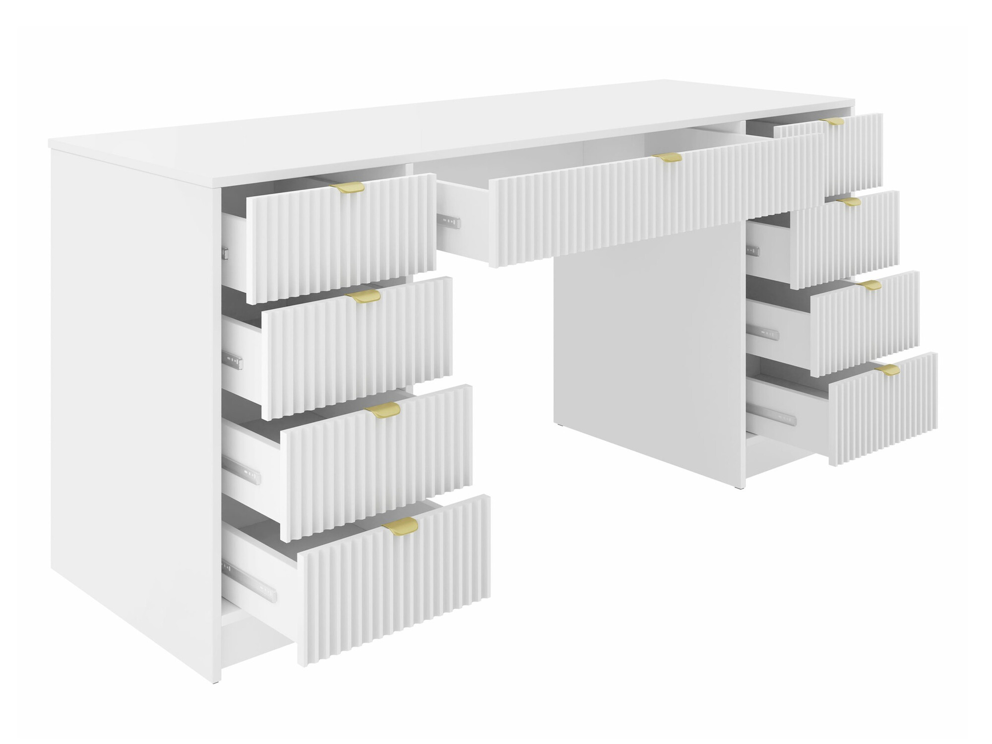 Íróasztal Comfivo Larmire 110 (Fekete)