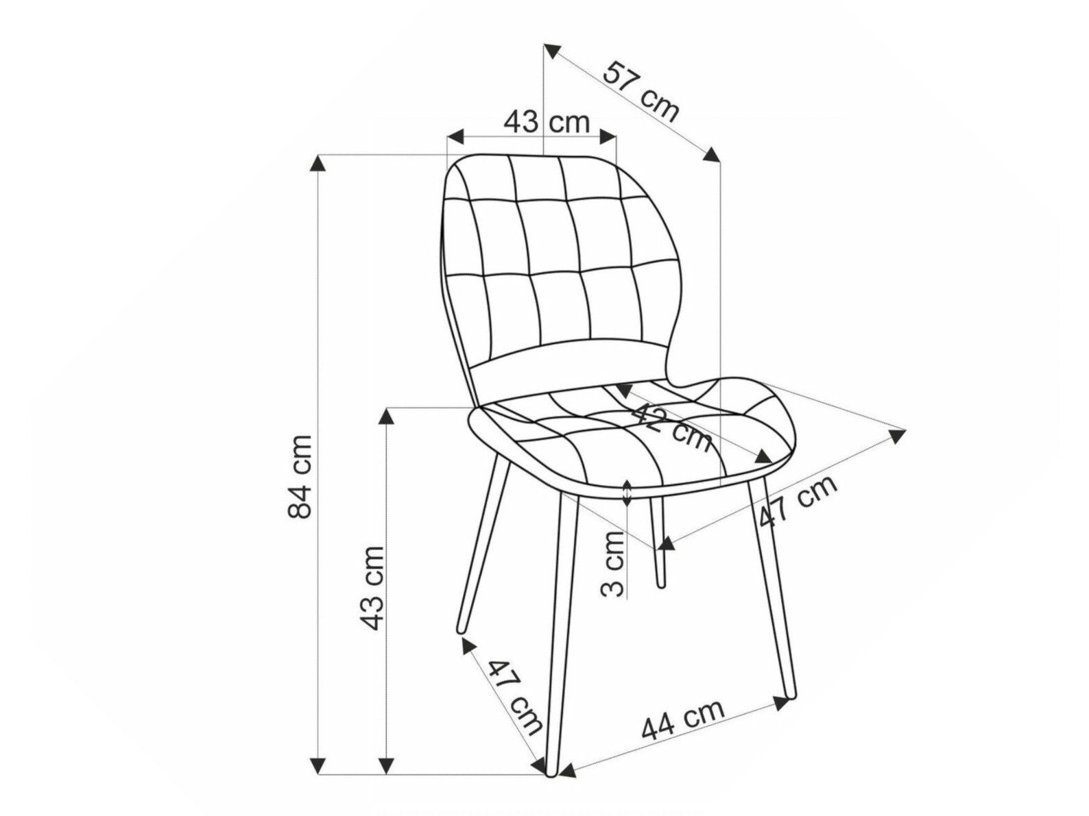 Szék Houston 1802 (Bézs)