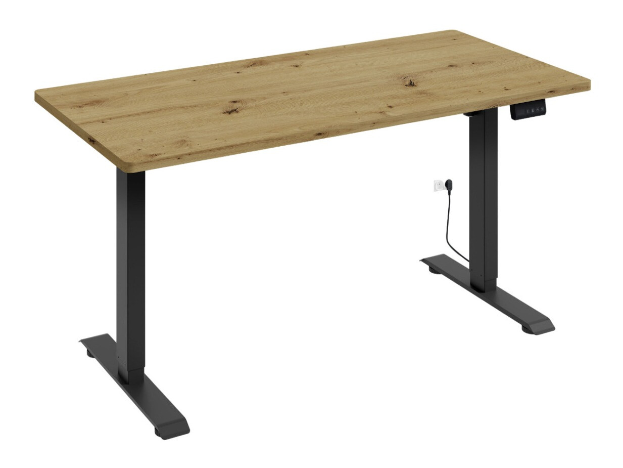 Állítható magasságú íróasztal Buffalo 183 (Fekete)