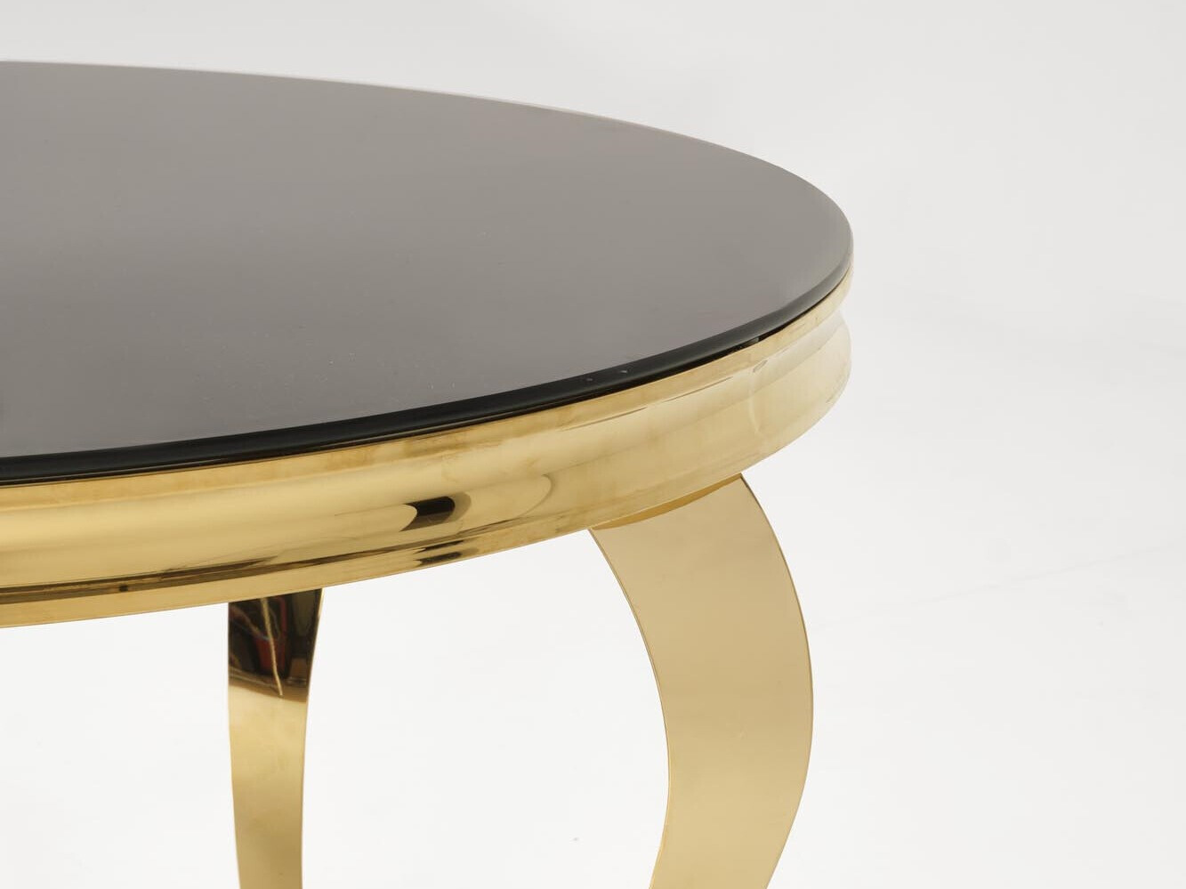 Asztal Houston 1813 (Fekete + Aranysárga)