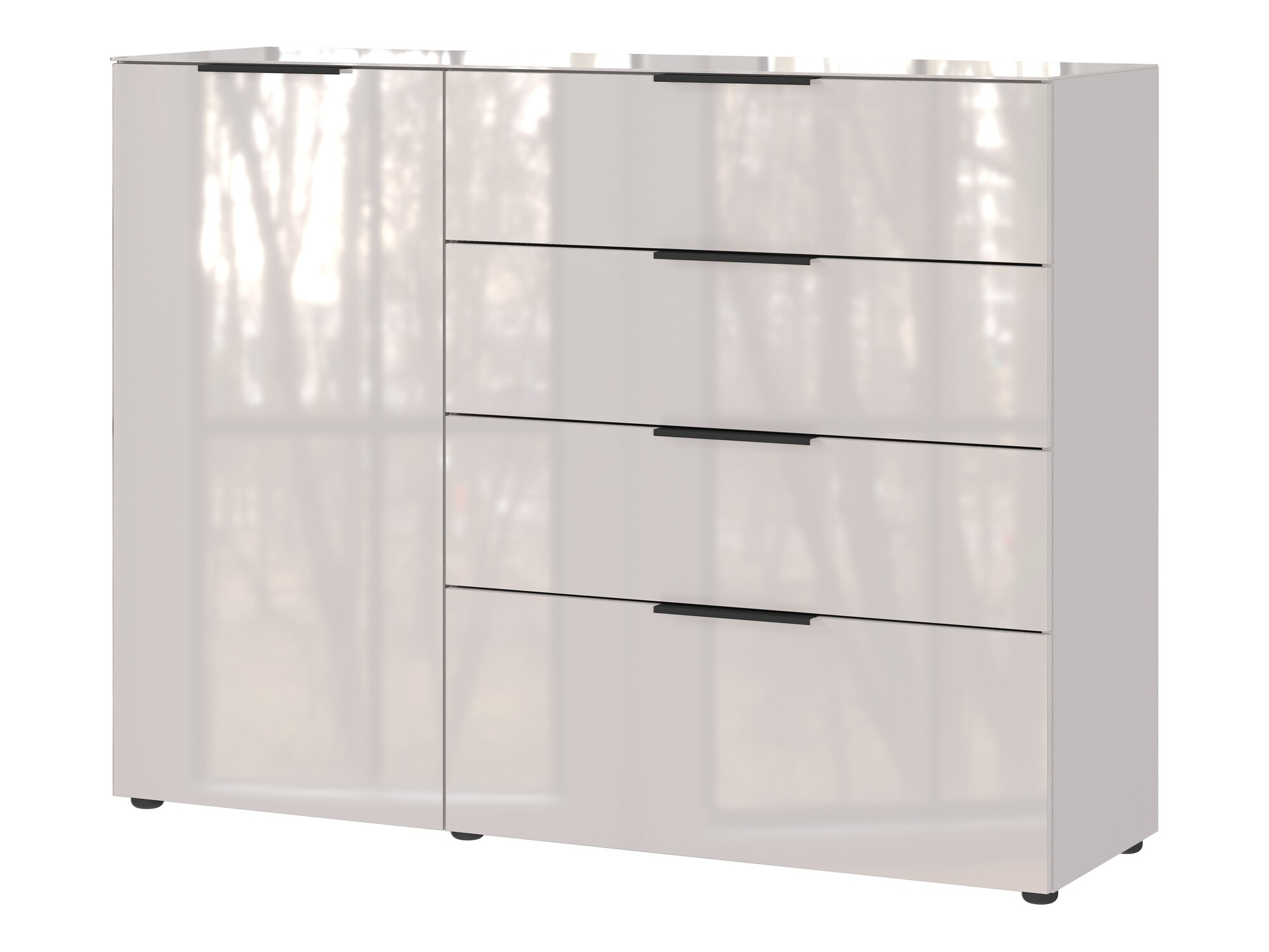 Komód Sacramento 300 (Krém + Fényes krém)