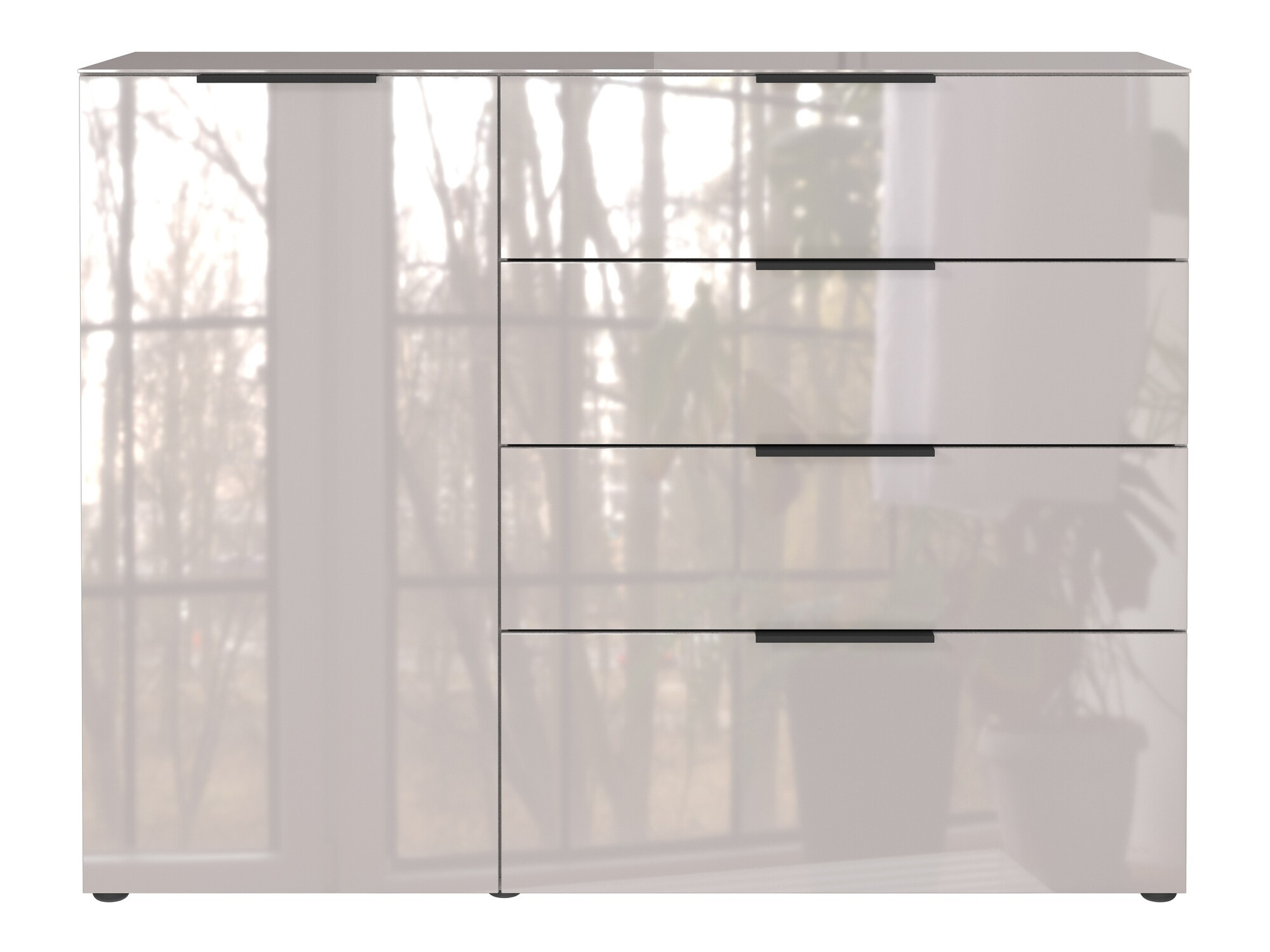 Komód Sacramento 300 (Krém + Fényes krém)