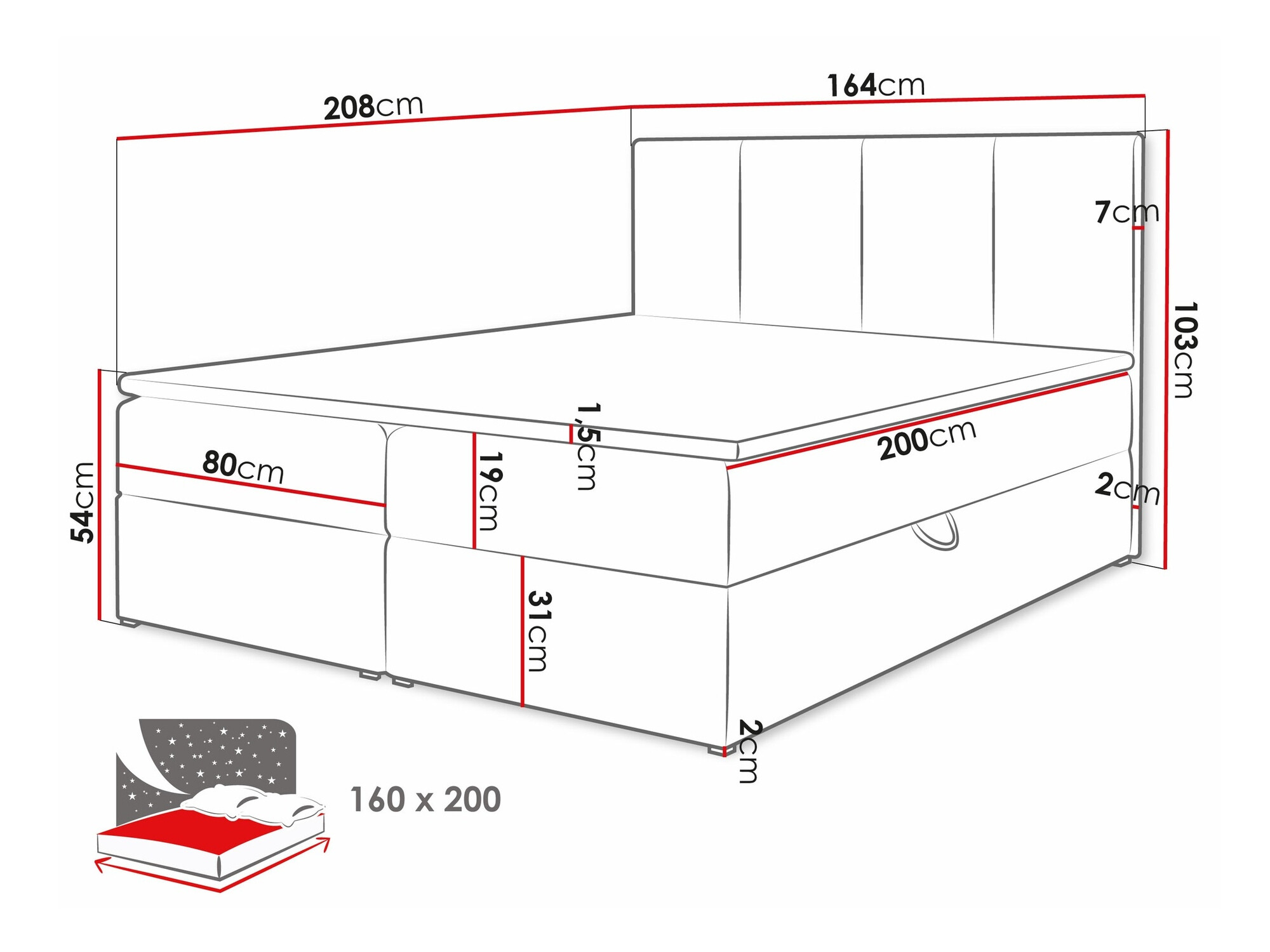 Kontinentális ágy Oppidum (Manila 16)