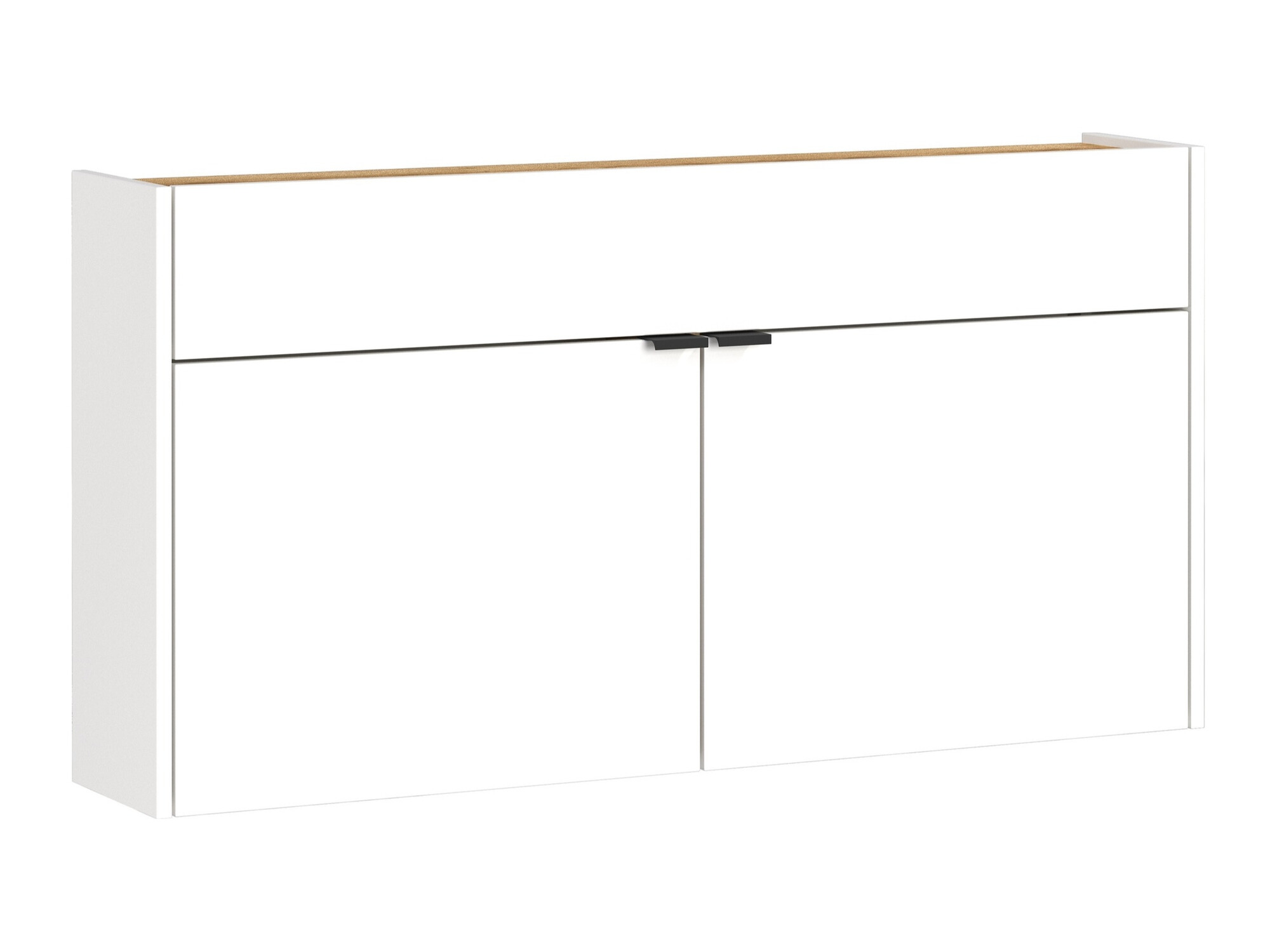 Cipőtároló Cirsale 102 (Fehér + Navarra tölgy)